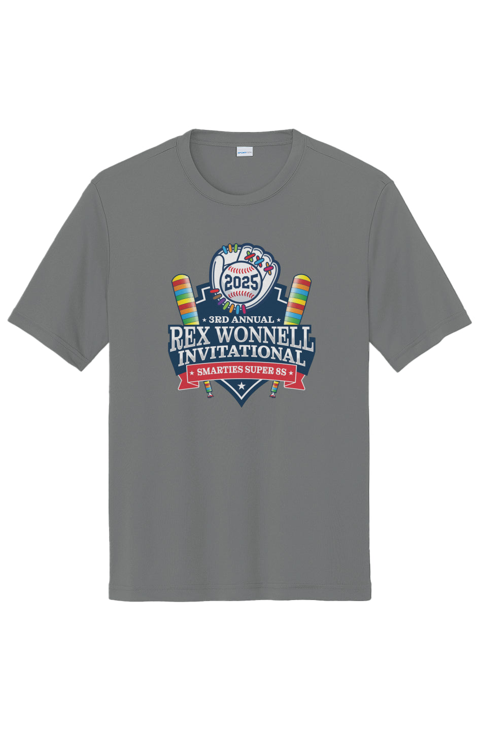 Adult Sport-tek Competitor Tee Smarties Logo on Front Only