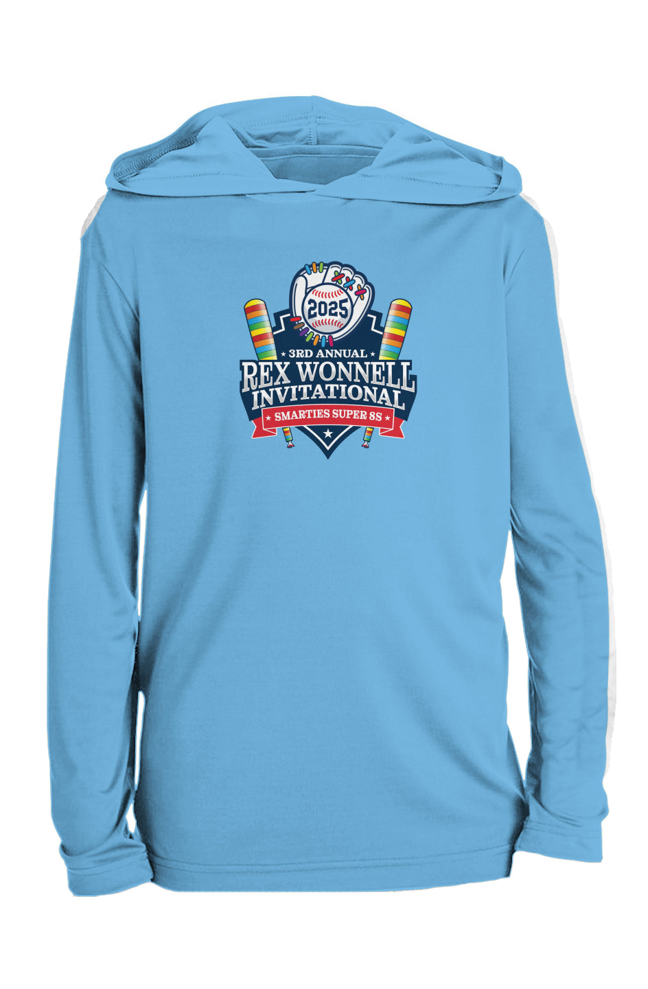Youth Hooded T-Shirt Smarties Logo on Front Only