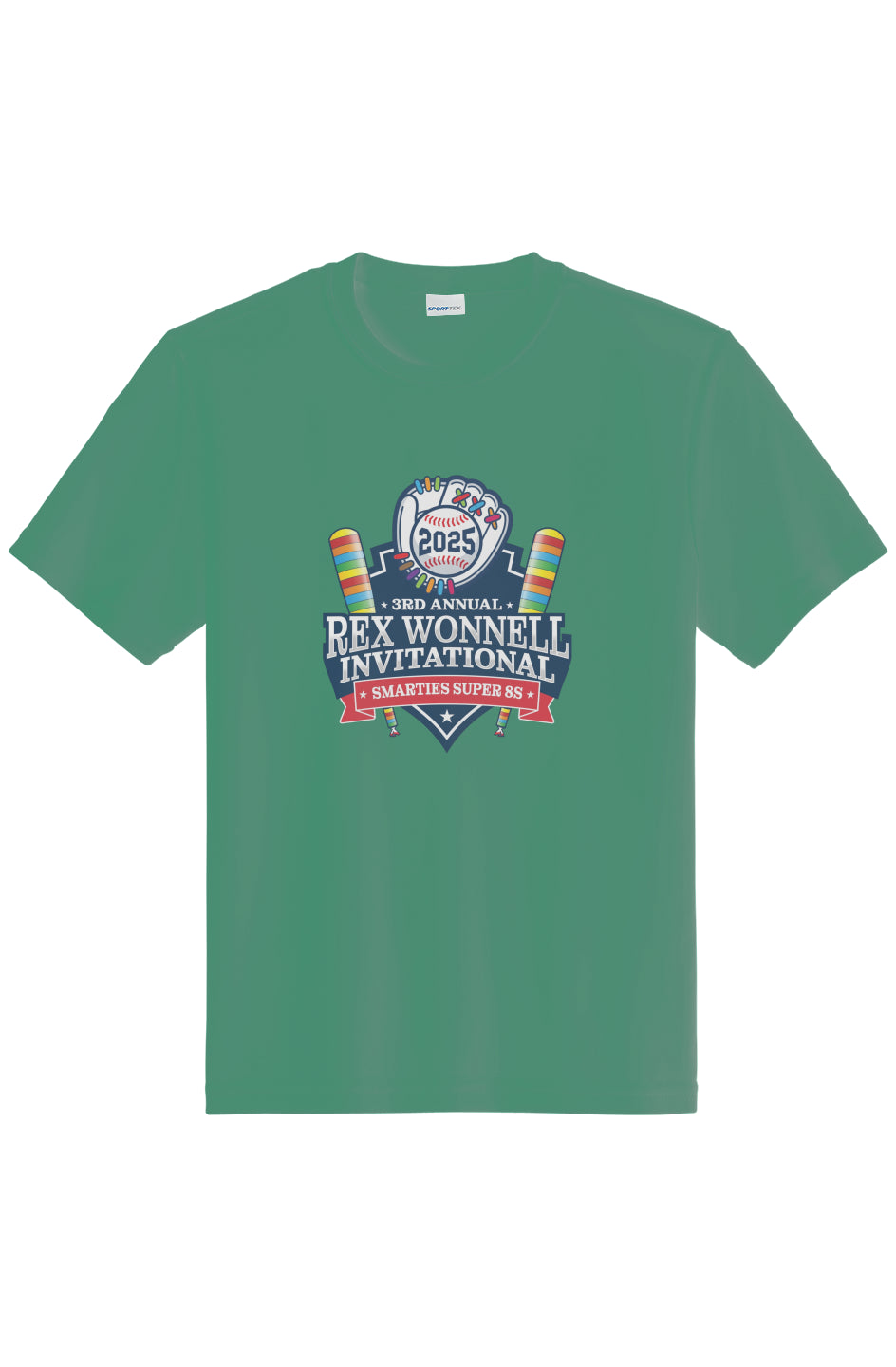 Youth Posicharge Competitor Tee Smarties Logo on Front and Team Names on Back