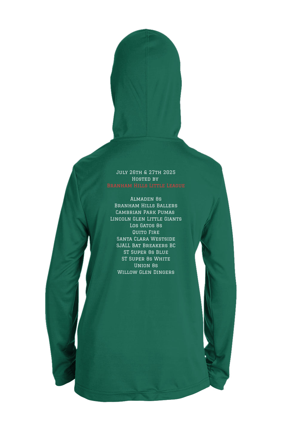Youth Hooded T-Shirt Smarties W/NAmes