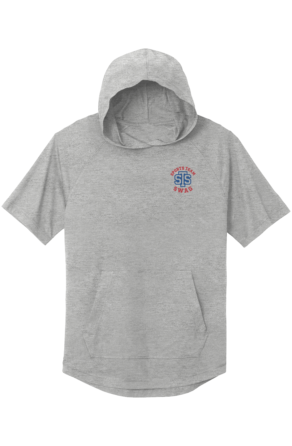 Adult Sports Team Swag Posi Charge Wicking Short Sleeve Hoodie