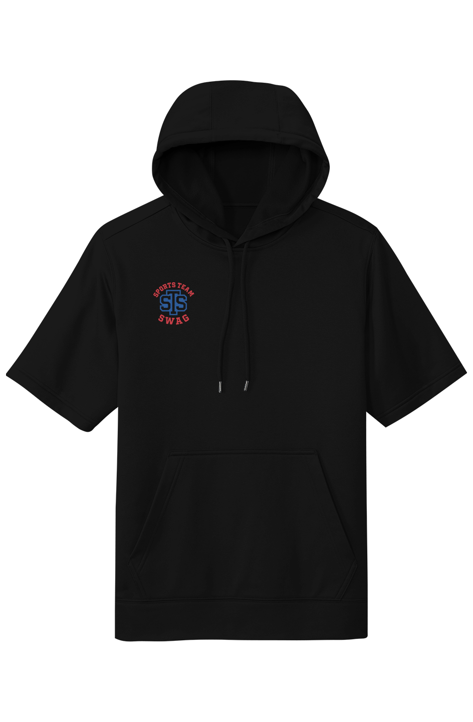 Adult Sports Team Swag Sport Wick Short Sleeve Hoodie