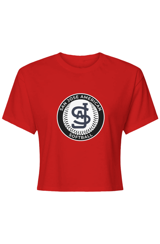Women's SJALL Softball Ideal Crop Top
