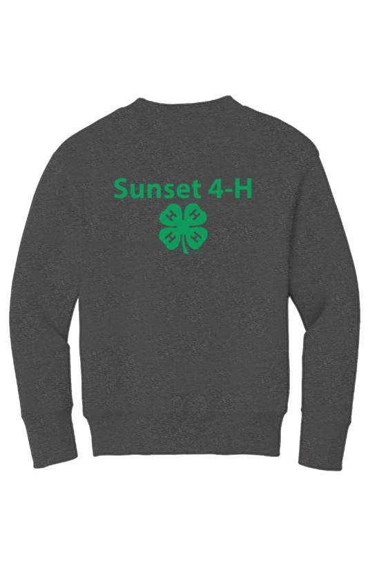 New - Sunset 4-H Youth Fleece Sweatshirt