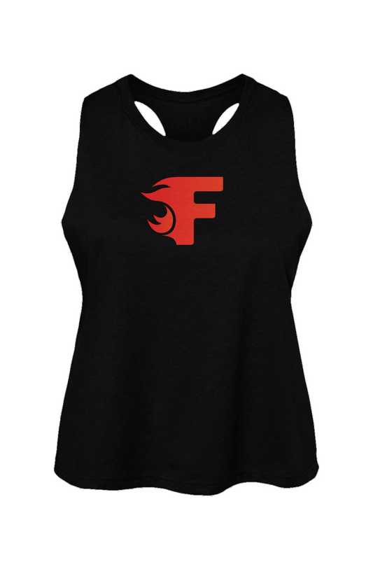 Women's Fuego Racerback Cropped Tank