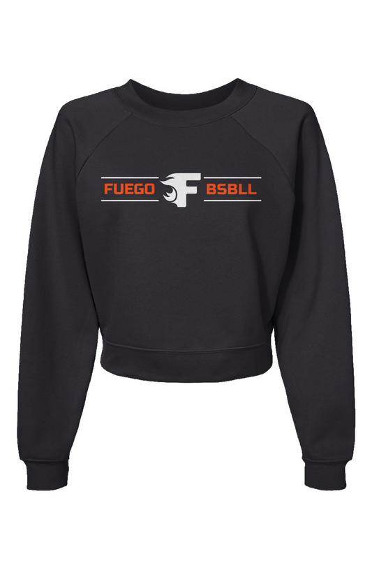 Womens Fuego Raglan Pullover Fleece Sweatshirt