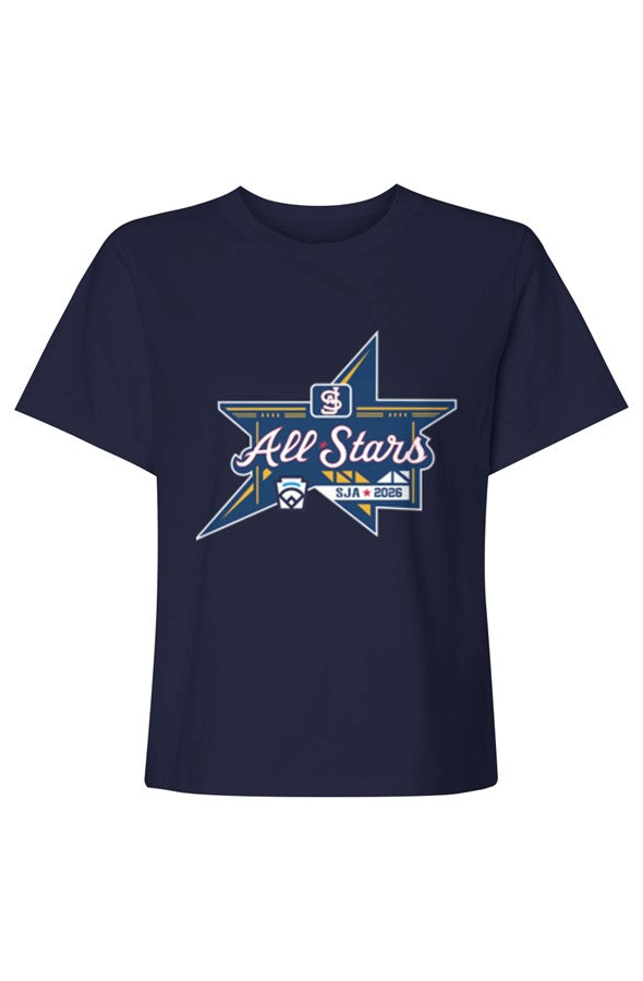 Women’s 2026 All-Stars League Logo Crop Tee