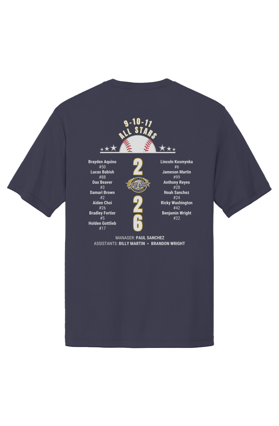 11 fan adult All-Star 2026 Sport-Tek Competitor