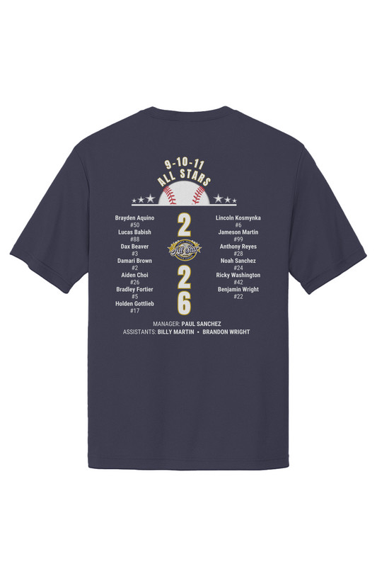 (NEW) 11 squad adult All-Star 2026 Sport-Tek Compe