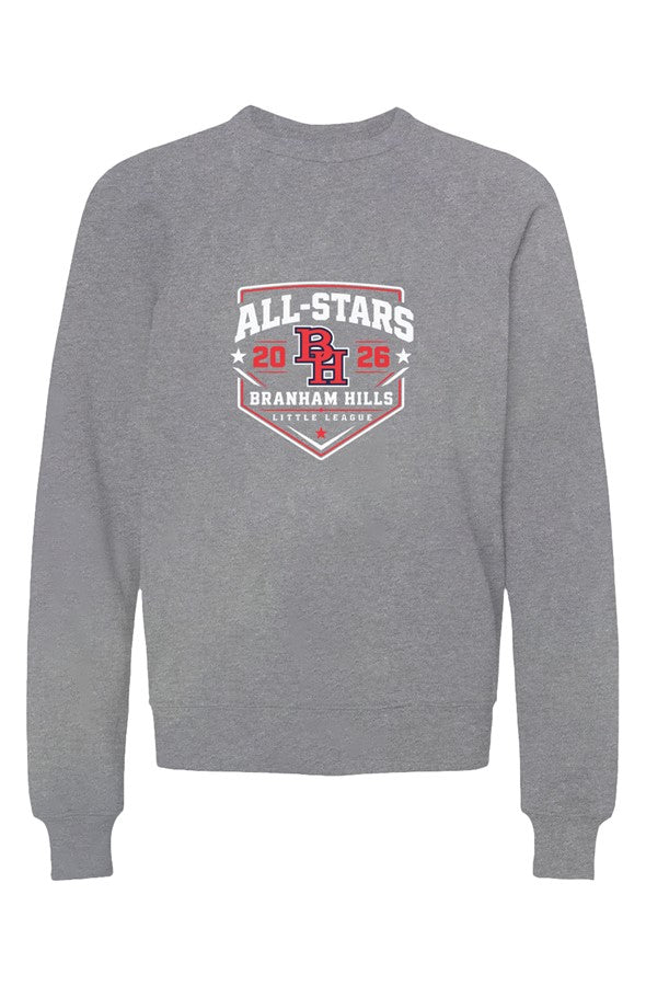 26All-Star MAIN Logo Youth Sponge Fleece Crewneck