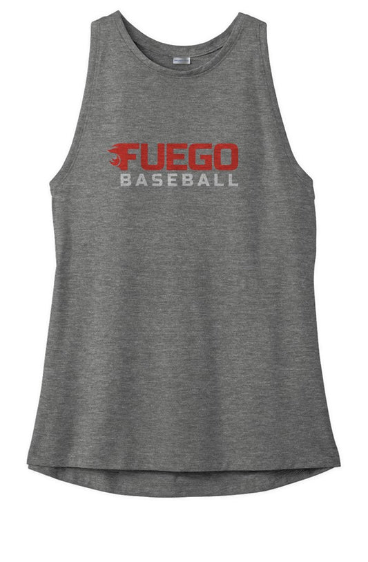 Fuego Baseball Ladies Tri-Blend Wicking Tank