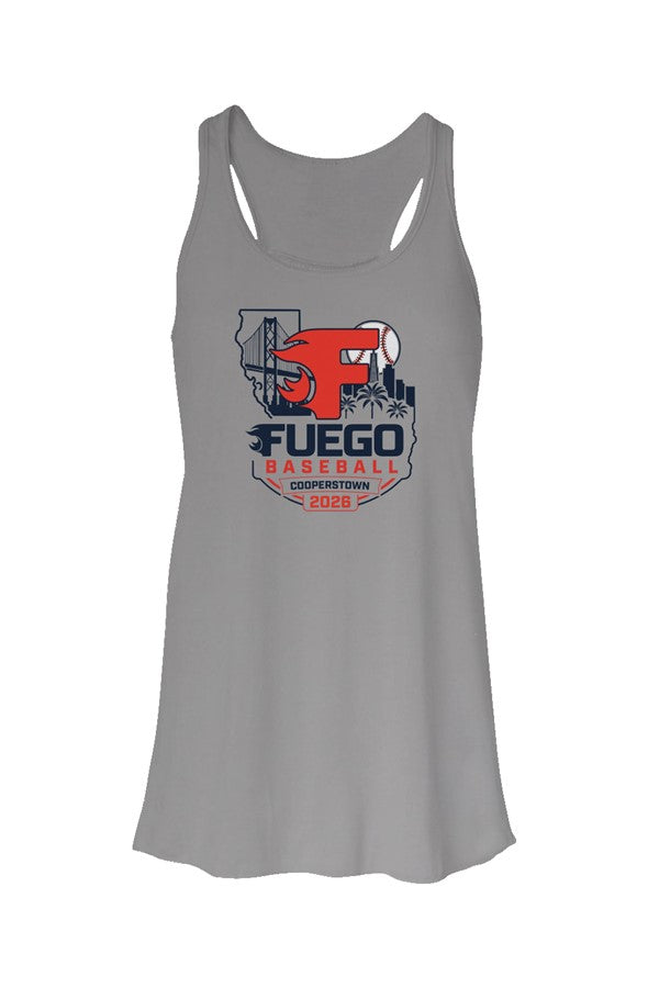 Womens 2026 Cooperstown 1Flowy Racerback Tank