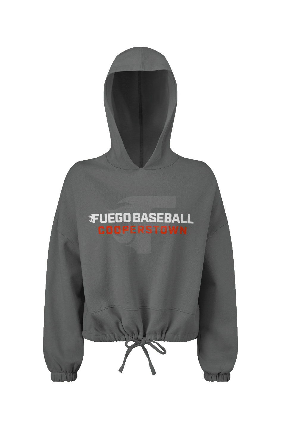2026 Cooperstown 2 Ladies' Cropped Oversize Hooded