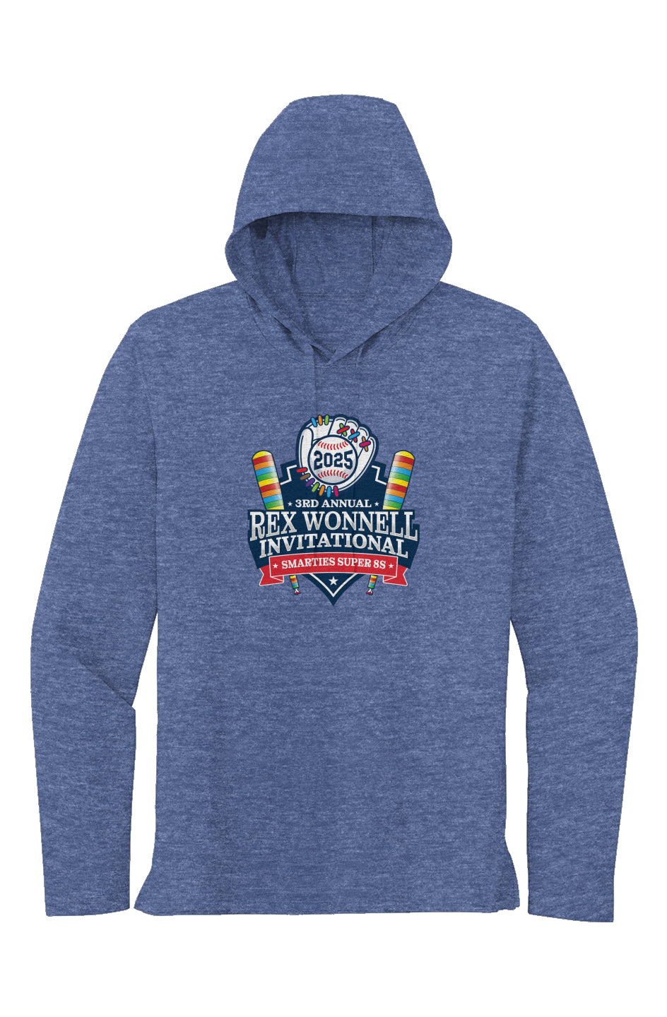 Adult Sport-Tek Long Sleeve Hoodie Smarties Logo on Front Only