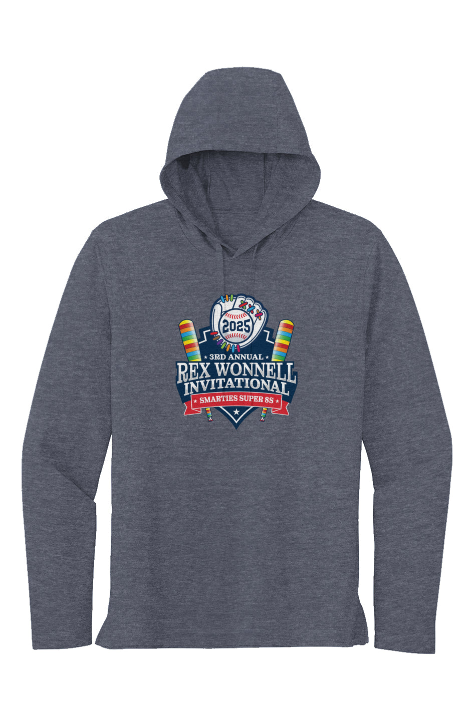 Adult Sport-Tek Long Sleeve Hoodie Smarties Logo on Front Only