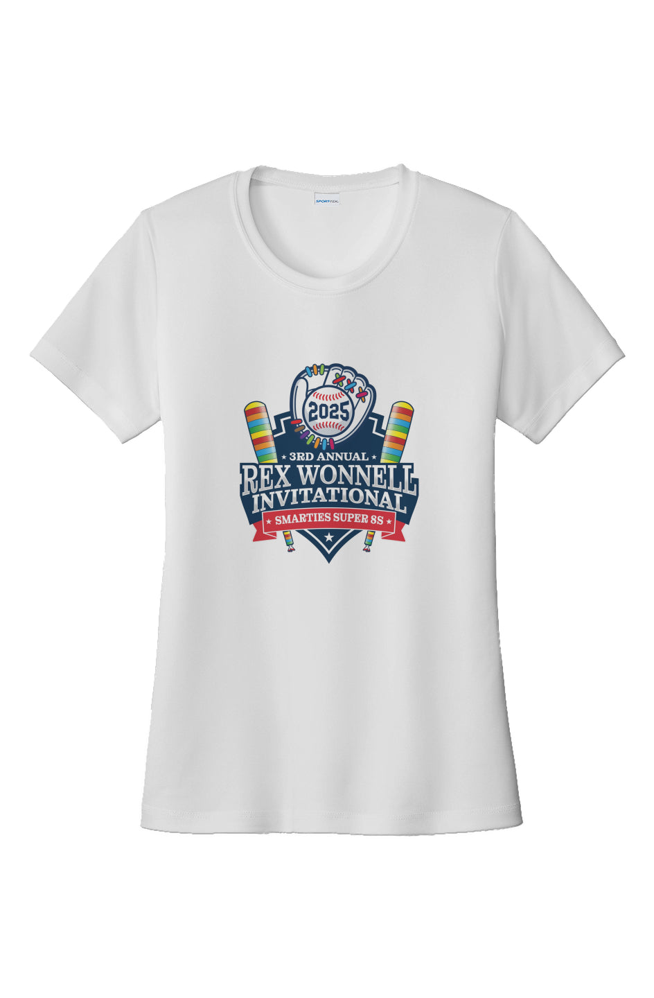 Ladies Sport-Tek Competitor Tee Smarties Logo on Front Only