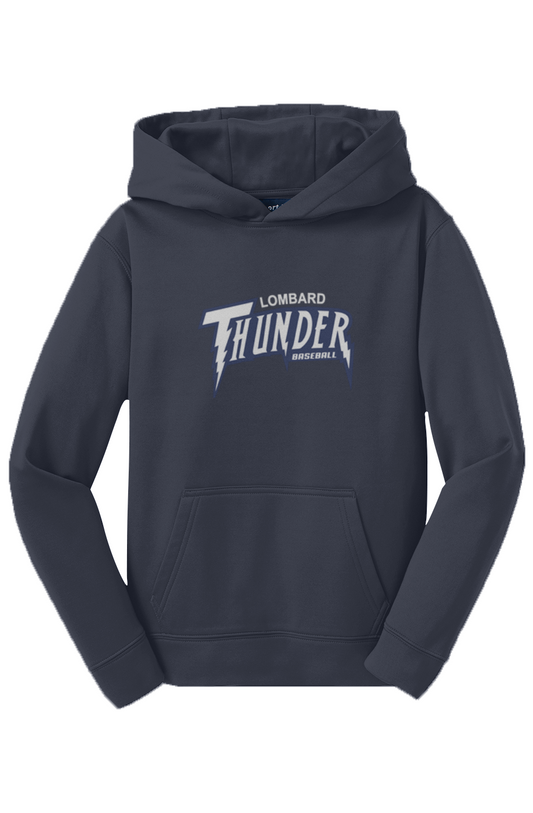 Youth Lombard Thunder Fleece Hooded Pullover