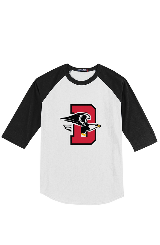 Youth Dartmouth Middle School Colorblock Raglan Jersey