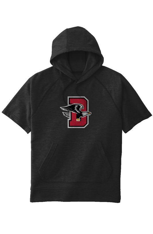 Adult Dartmouth Middle School Tri-Blend Fleece  S/S Hooded Pullover