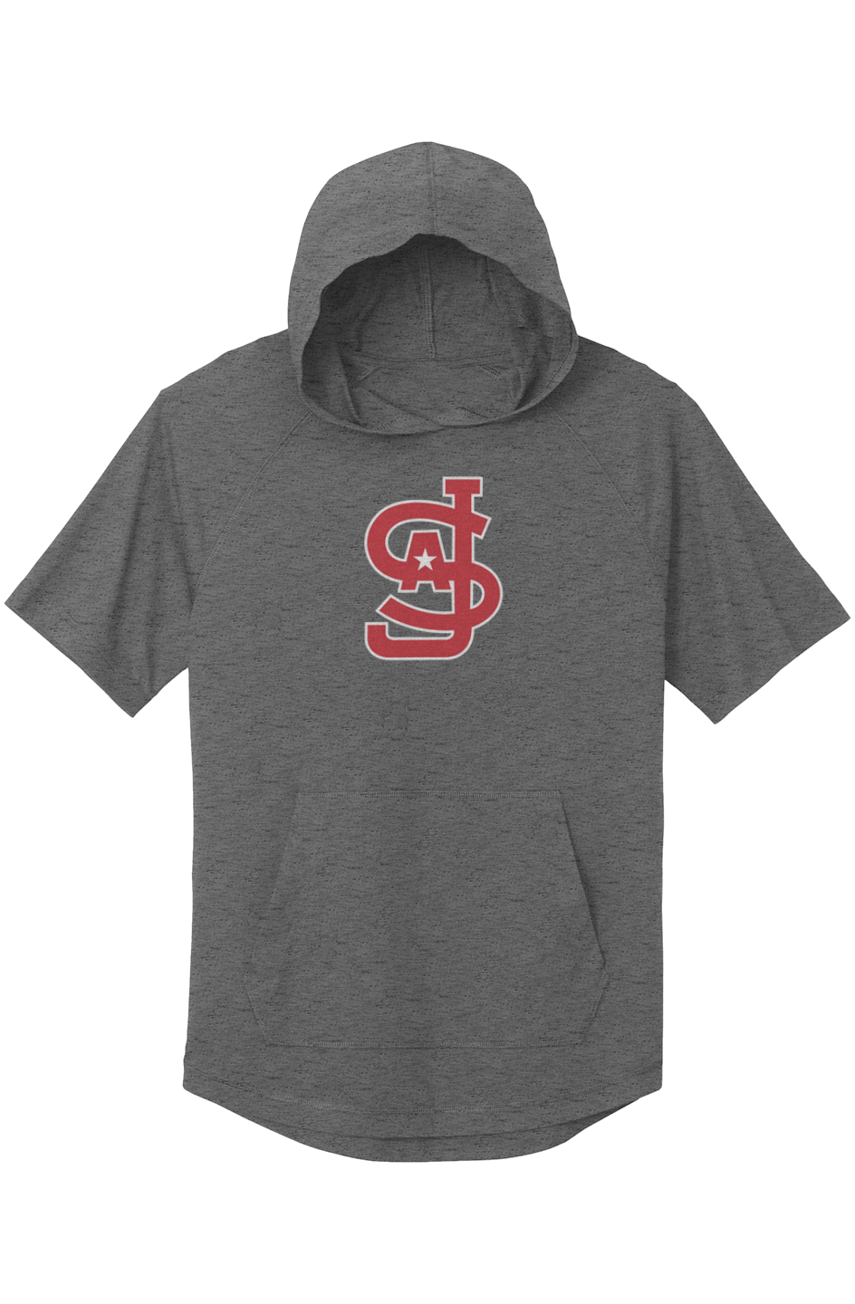 Adult SJALL Posi Charge Wicking Short Sleeve Hoodie