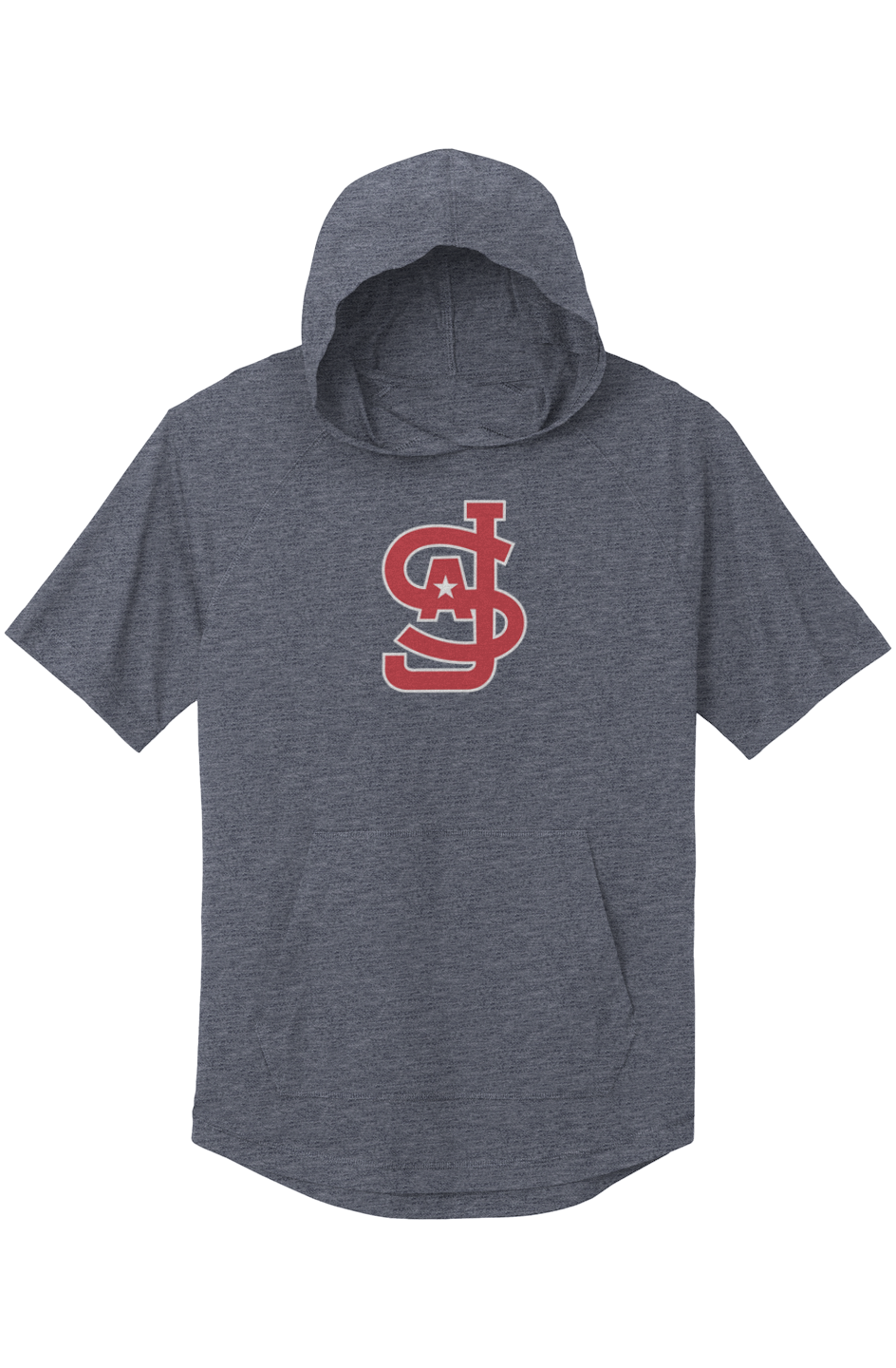 Adult SJALL Posi Charge Wicking Short Sleeve Hoodie