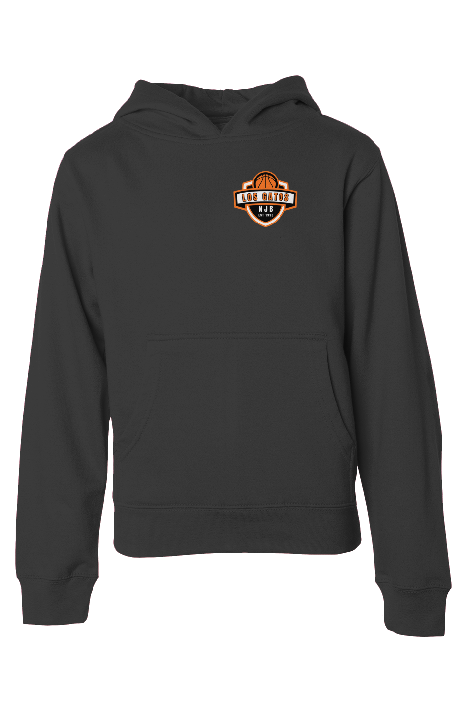 NEW - Youth Los Gatos NJB Main Logo Black Hoodie