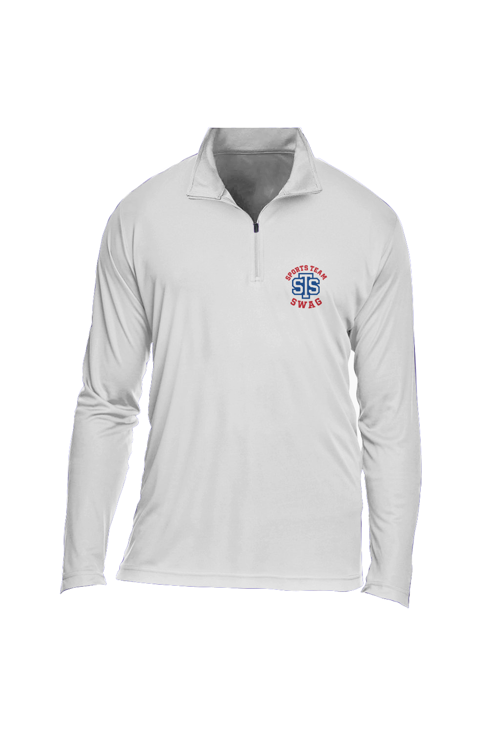 Adult Sports Team Swag Mens Quarter-Zip