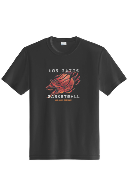 11-24_All-Net Youth Fire Glitch Tee - BLACK