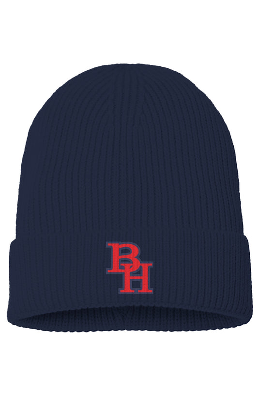 BH Sustainable Fine Rib Knit Beanie
