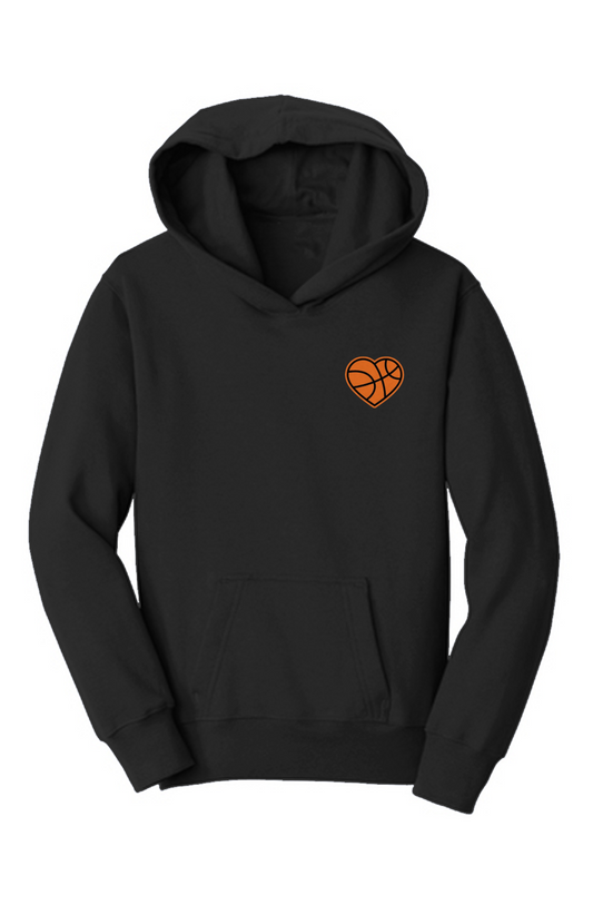 NEW - Youth Basketball Heart Hoodie