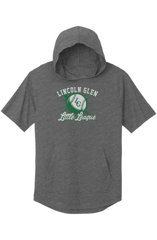 Adult Lincoln Glen LL Splash Posi Charge Wicking Short Sleeve Hoodie