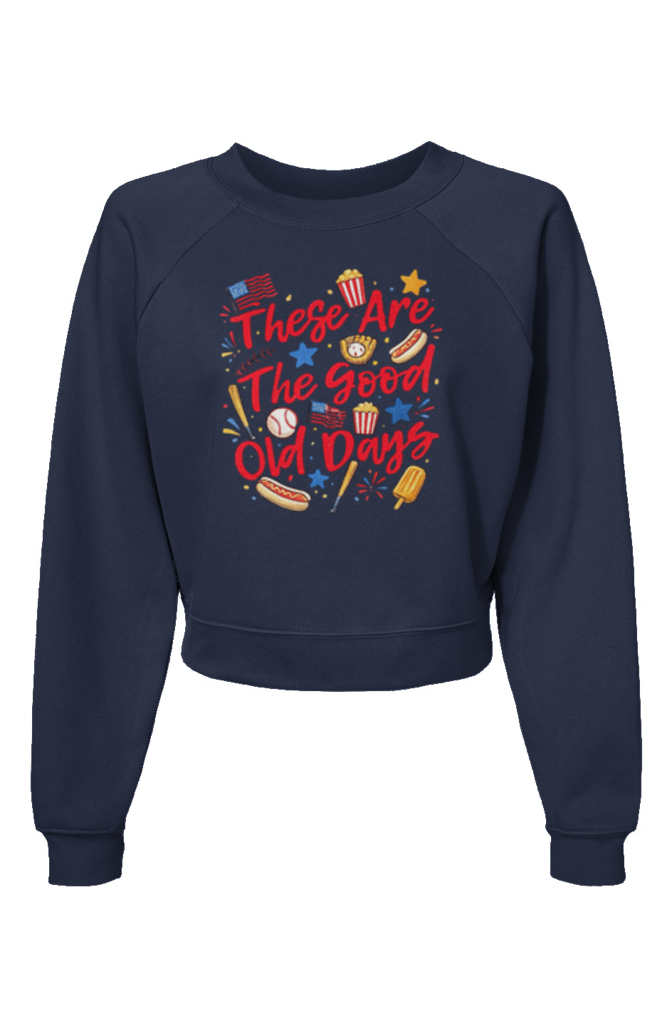 2026-BHWomens Raglan Pullover Fleece Sweatshirt