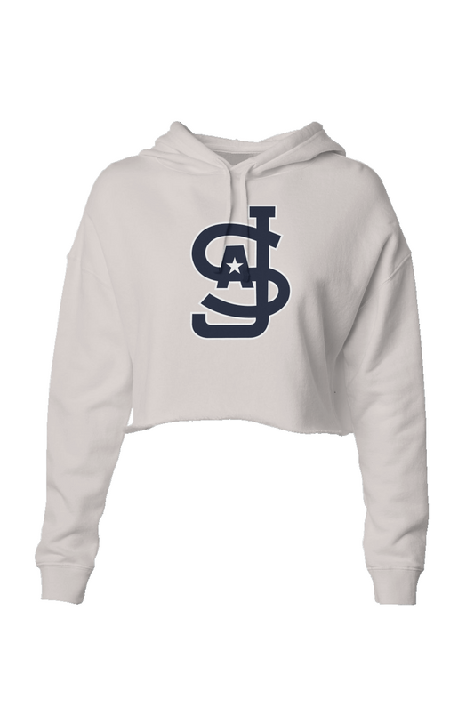 NEW_SJALL_BONE Lightweight Crop Hoodie