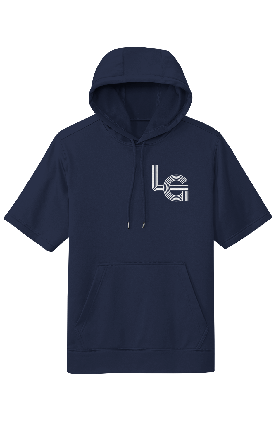 Adult Lincoln Glen LL Retro Sport Wick Short Sleeve Hoodie