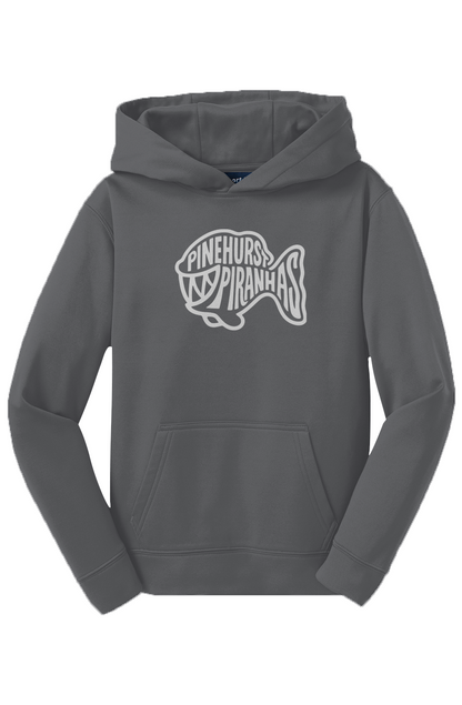 Youth Pinehurst Piranhas Fleece Hooded Pullover
