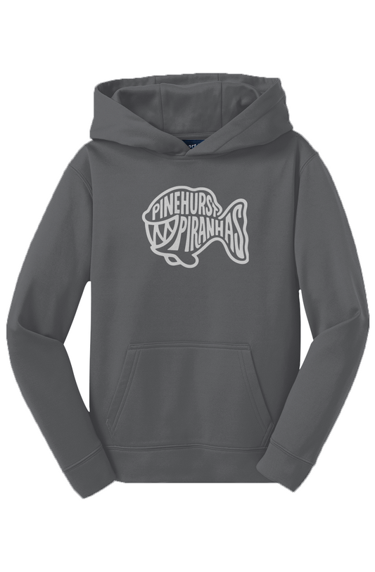 Youth Pinehurst Piranhas Fleece Hooded Pullover