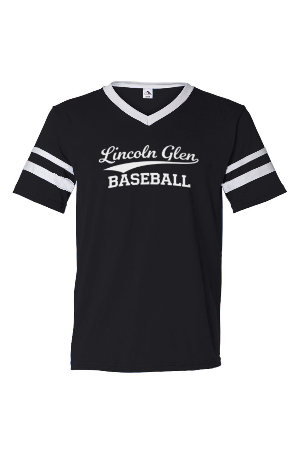 NEW - LG V-Neck Striped Sleeves Jersey