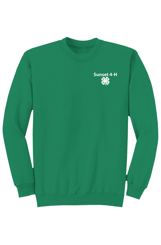New - Sunset 4-H Adult Core Fleece Crewneck Sweats