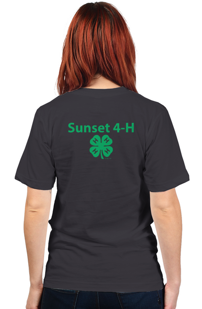 New - Sunset 4-H Adult unisex t shirt