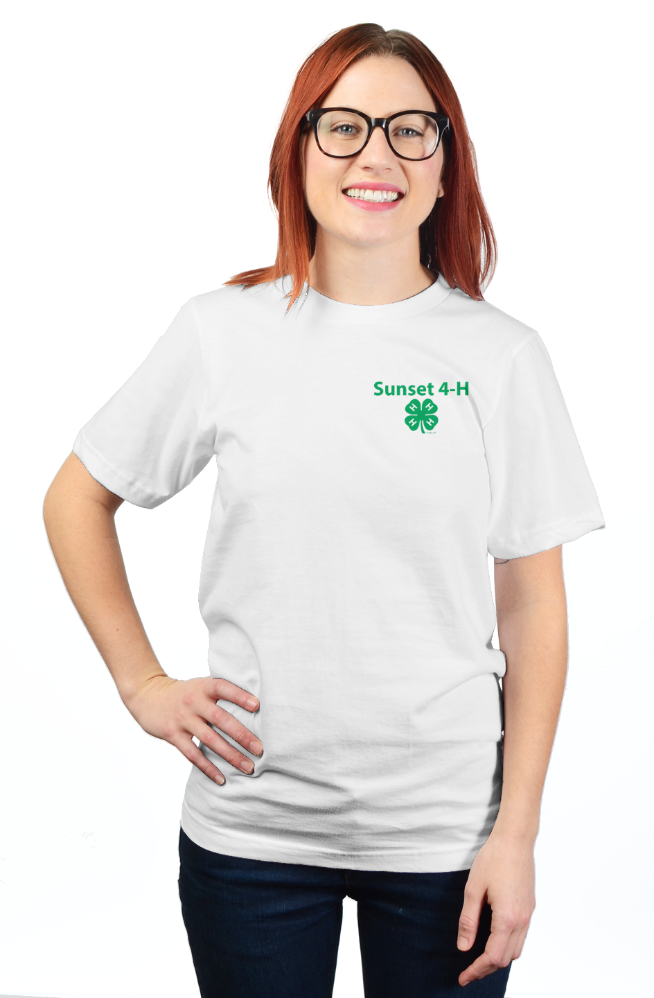 Adult Sunset 4-H unisex t shirt