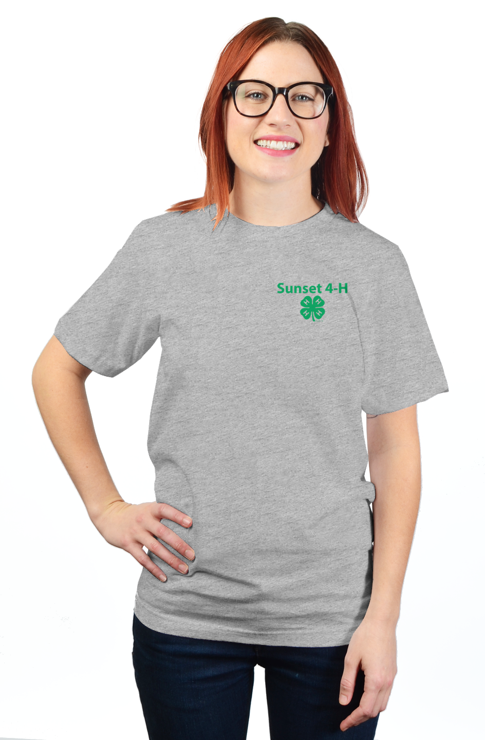 Adult Sunset 4-H unisex t shirt