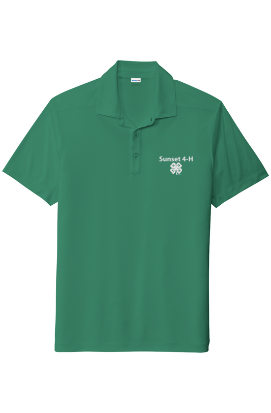 New - Sunset 4-H Adult Posi UV Pro Polo