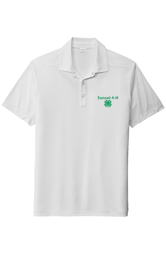 New - Sunset 4-H Adult Posi UV Pro Polo
