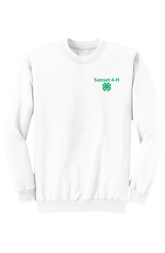 New - Sunset 4-H Adult Core Fleece Crewneck Sweats