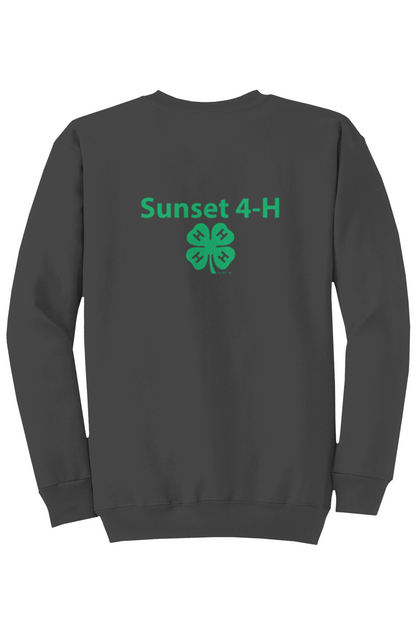 Adult Sunset 4-H Core Fleece Crewneck Sweatshirt