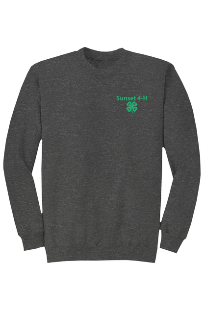 Adult Sunset 4-H Core Fleece Crewneck Sweatshirt