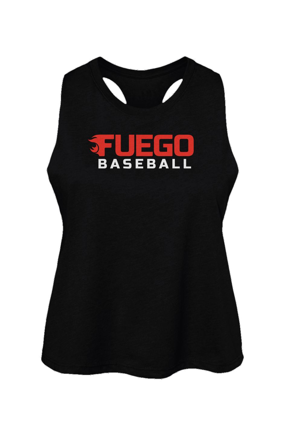 Women's Fuego Racerback Cropped Tank
