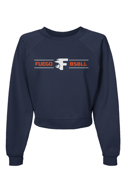 Womens Fuego Raglan Pullover Fleece Sweatshirt