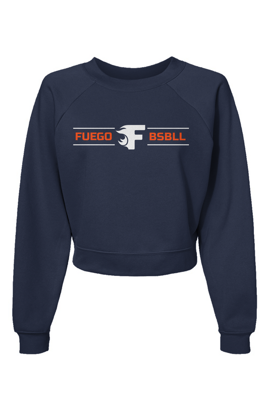 Womens Fuego Raglan Pullover Fleece Sweatshirt