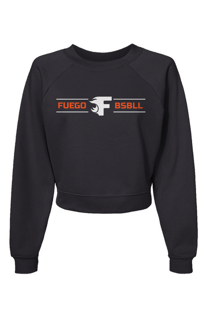 Womens Fuego Raglan Pullover Fleece Sweatshirt